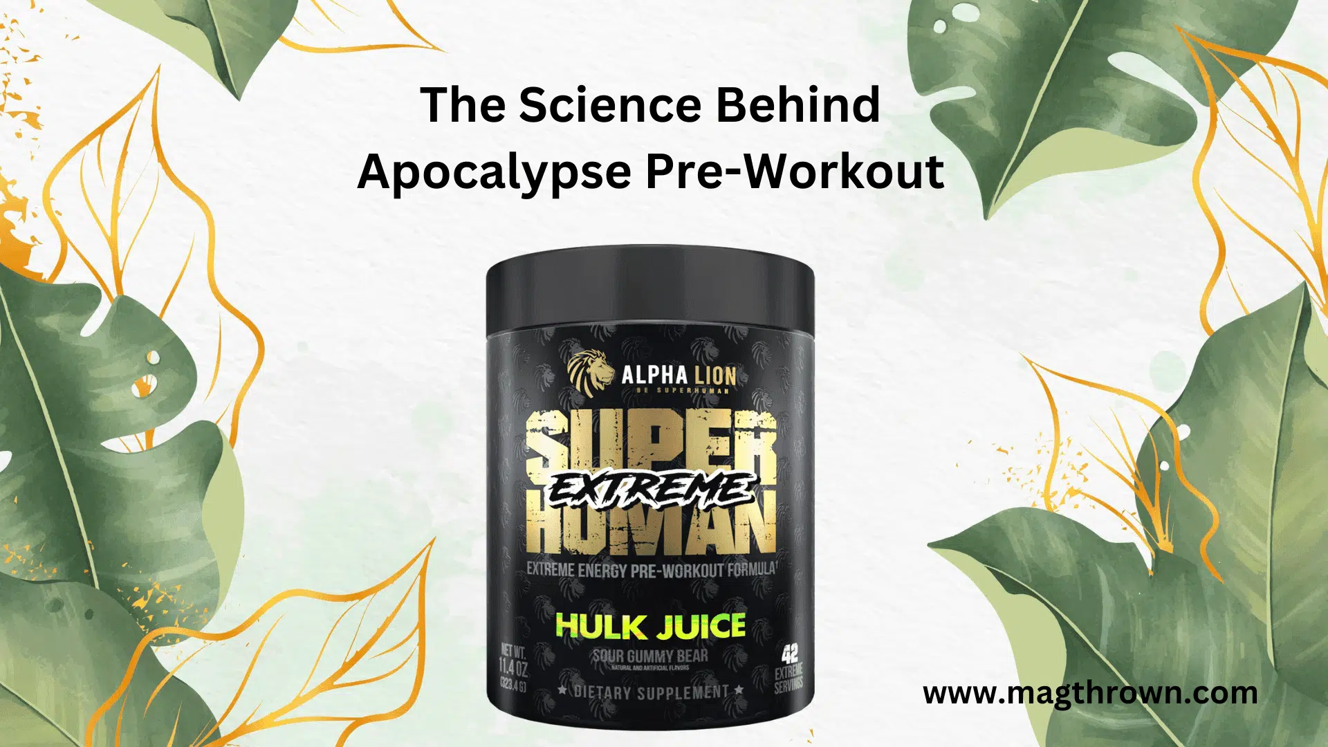 Discussing Apocalypse Pre-Workout